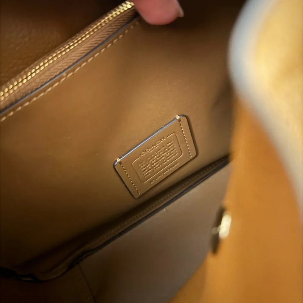 ✨ Coach Hadley Convertible Crossbody Bag in Suede ✨
